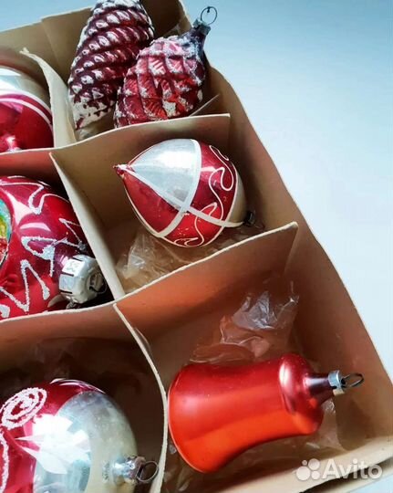 Набор елочных игрушек гдр