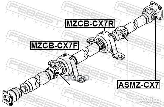 Крестовина карданной передачи mazda CX-7 ER