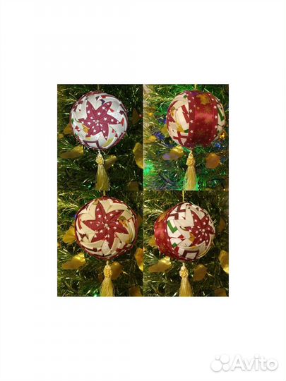 Ёлочная игрушка ручной работы