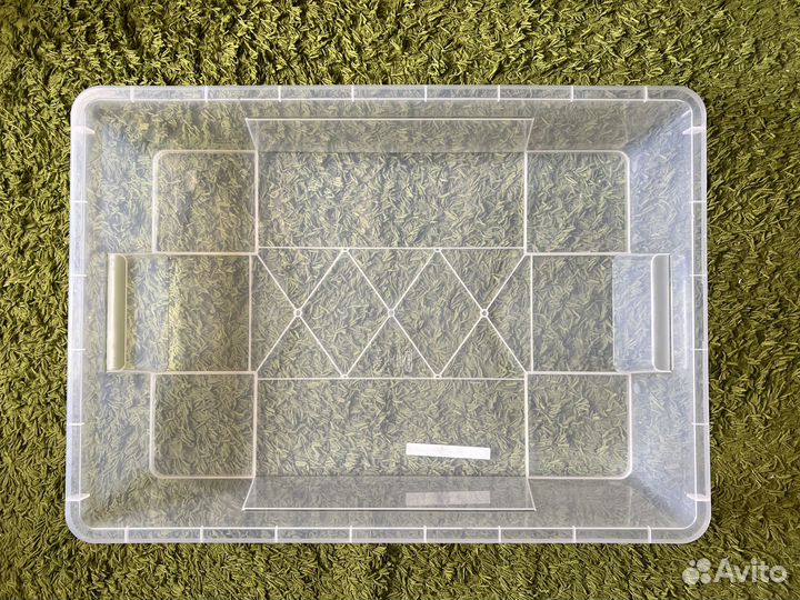 Контейнер пластик IKEA samla 79*57*18 см /55л