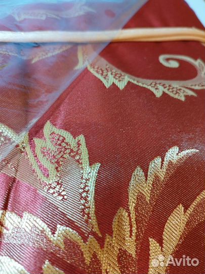 Шторы 4 в 1 красные 400см