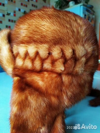 Шапка норковая женская
