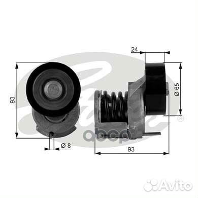Ролик натяжной приводного ремня T38439 Gates