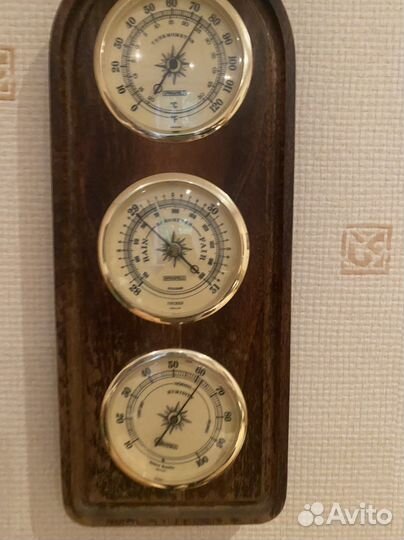 Антиквариат Барометр настенный производство США
