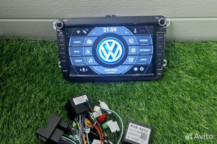 Магнитола Универсальная Volkswagen Skoda 8дюймов