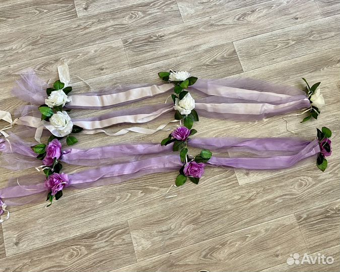 Украшение для свадебных машин (на свадьбу) бу