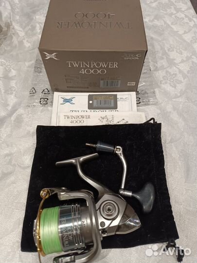 Катушка shimano 11 twin power 4000