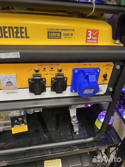 Генератор бензиновый GE6900 denzel