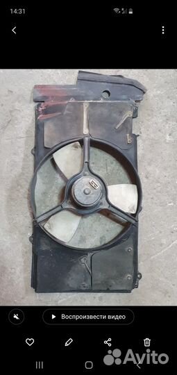 Диффузор вентилятор охлаждения Audi 100 C3