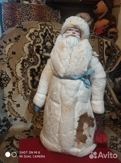 Дед мороз (ватный) СССР Воронежская ф-ка игрушек