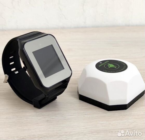 Беспроводная система/кнопка вызова официанта часы