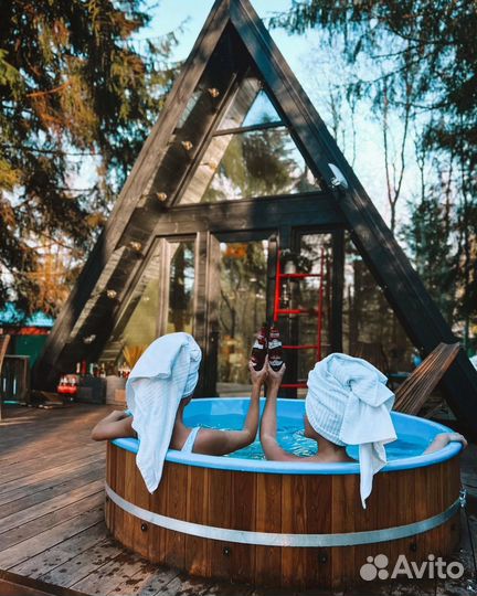 Купель с подогревом / печкой, банный чан