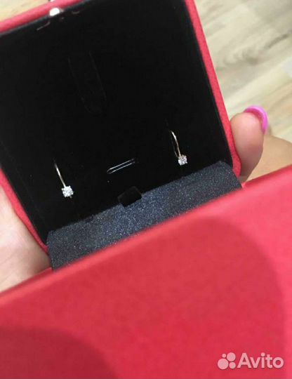 Золотые серьги