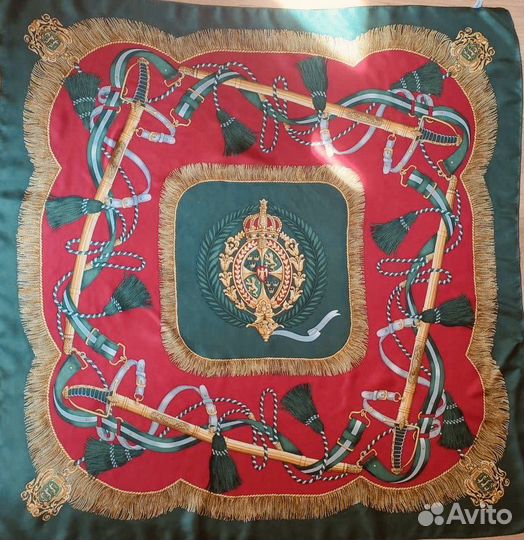 3 платка из натурального шелка,вискозы,шерсти