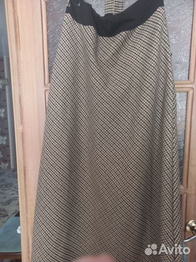 Юбка драповая в пол 52,54