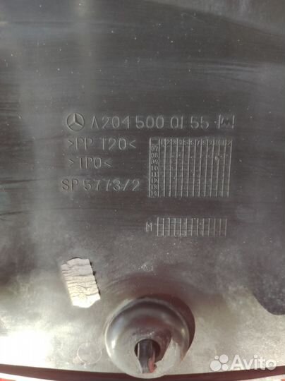 Воздуховод вентилятора верхний Мерседес W204