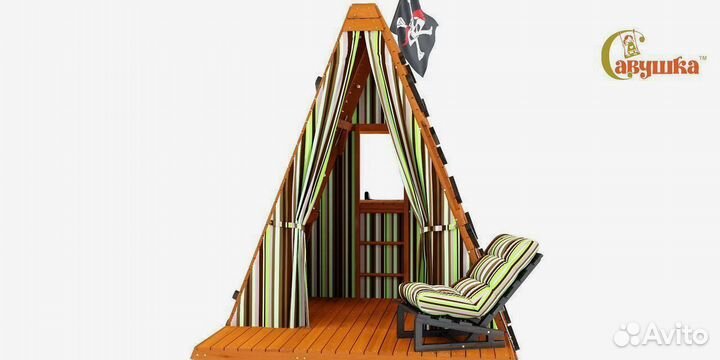 Детский уличный спортивный комплекс для дачи