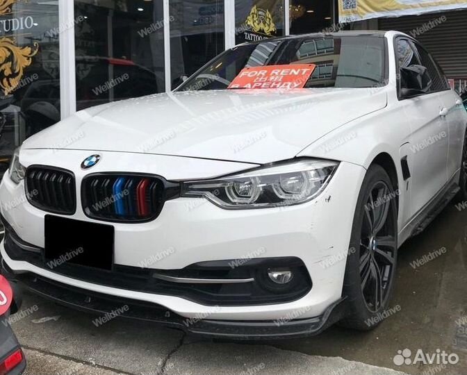 Сплиттер BMW 3 F30 NM на бампер без М пакета