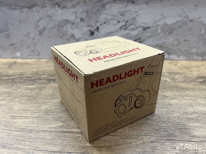 Налобный фонарик с аккумулятором