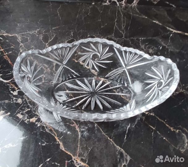 Хрусталь, ваза для фруктов, салатник