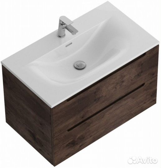 Тумба с раковиной BelBagno Etna 80-BB-8099-80 Rovere Moro