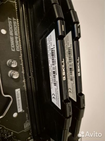 Комплект z590m edge wifi + 11600kf + 2x8 4000 ddr4