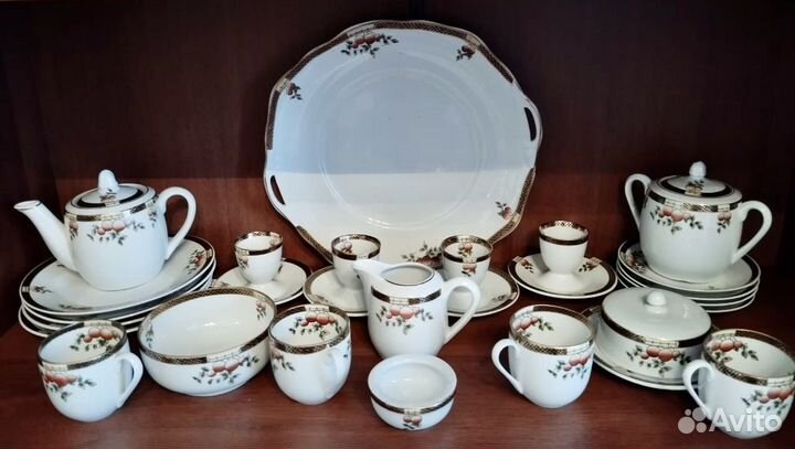 Чайный сеpвиз Дулево 1949 ягодки ягоды