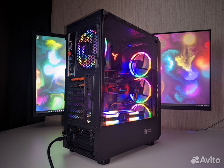 Игровой пк Intel Core 12100f / RX 5700XT / 16 gb