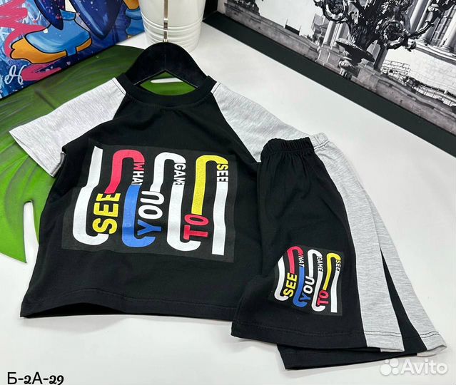 Комплект (шорты с футболкой