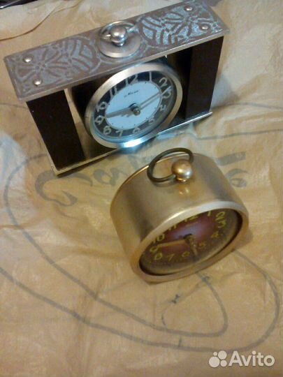 Настольные часы Маяк +механизм изг в СССР