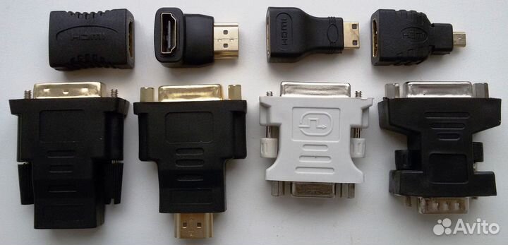 Переходники hdmi DVI VGA 3RCA