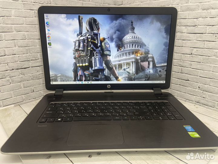 Игровой ноутбук HP / 17.3 / i7 / 8 Gb / 840m / FHD