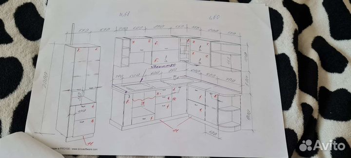 Кухонный гарнитур угловой