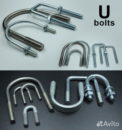 Скобы, хомуты, стяжки, шпильки, анкерные болты