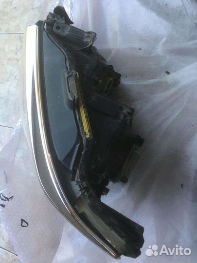 Бампер и фара на камри V55