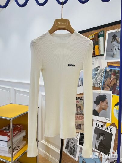 Miumiu лонгслив