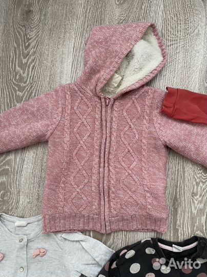 Вещи пакетом на девочку 86-92 h&m