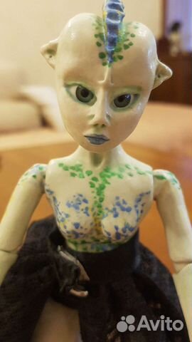 Кукла ручной работы, шарнирная