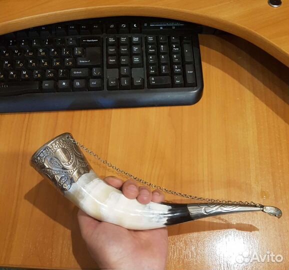 Рог подарочный декоративный