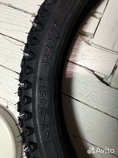 Покрышки шипованные велосипед колёса 16 для зимы