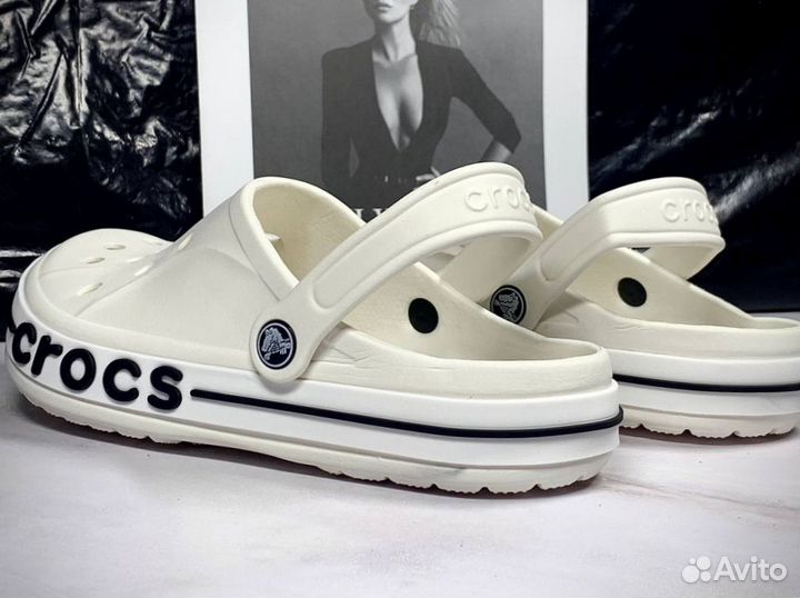 Crocs сабо 38-39 размер белые