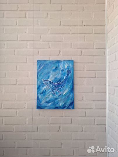 Картина акрилом на подрамнике