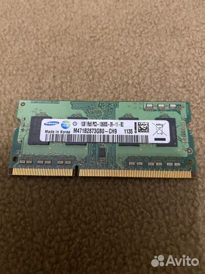 Оперативная память ddr3 для ноутбука