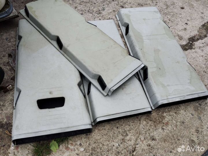 Обшивки салона пластик т4