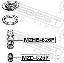 Отбойник переднего амортизатора (mazda 626 GE