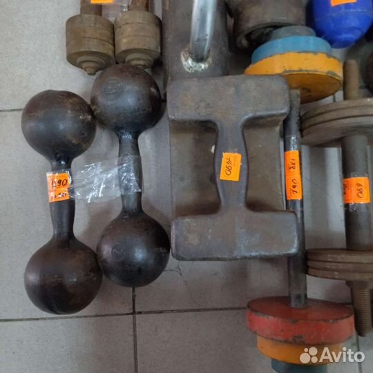 Гантели-Гири В ассортименте 1.5-32кг