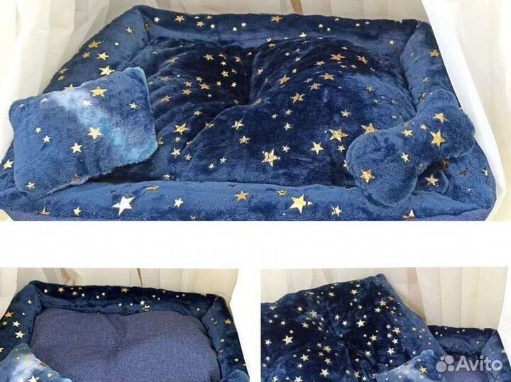 Лежанка 50 на 40+кость и подушка