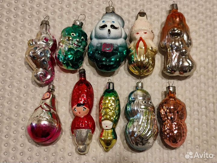 Елочные игрушки СССР