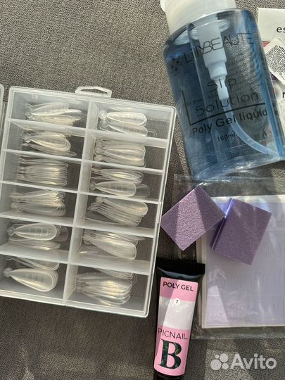 Маникюрный набор для наращивания на верхние формы