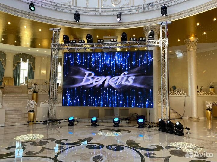 Светодиодный экран.LED.Звук.Свет.Сцена.Аренда